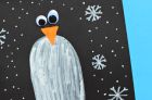 Пингвини в снега – бързо и приятно творческо занимание