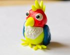 Весели животни от пластилин: направете си уникален папагал
