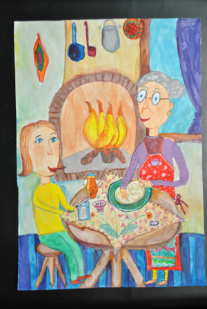 11-годишната Антоанета Николова спечели в конкурса за рисунка „Рецептите на баба”2013