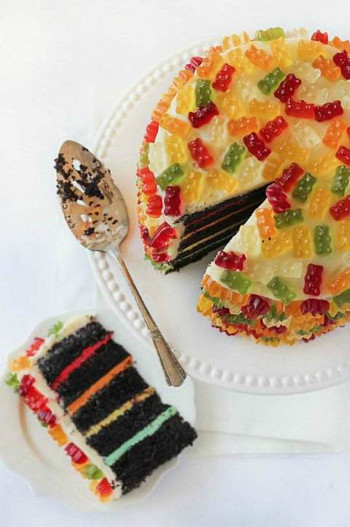 Торта с желирани мечета