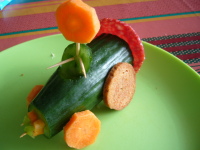 Количка от зеленчуци