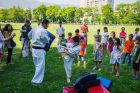 Каратисти и ученици отпразнуваха Деня на детето с открита тренировка по карате киокушин