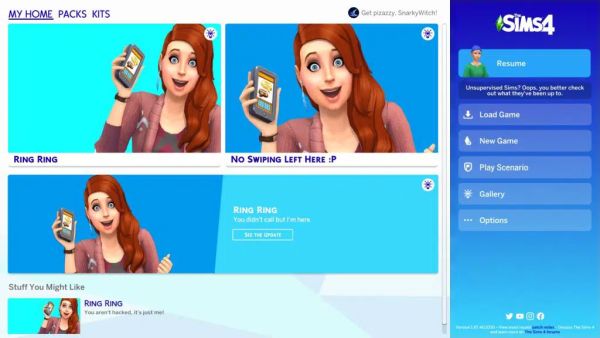 Фенове на виртуалните семейства, внимавайте – създателите на Sims 4 могат да се шегуват с вас и главното ви меню