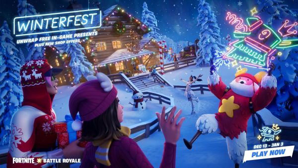 Fortnite Winterfest 2022: Подаръци, безплатни скинове и снежни топки