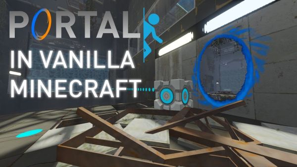 Нов мод за Minecraft го превръща в Portal 2, с редактор на нива