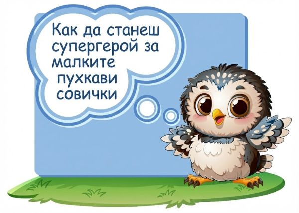Как да станеш супергерой за малките пухкави совички