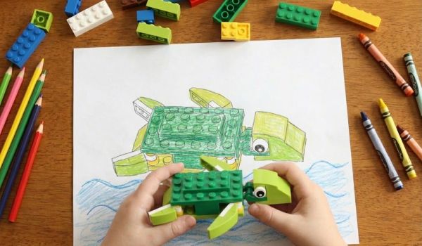 Морско приключение: как да си направим супер сладка костенурка от Lego