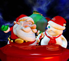 Дядо Коледа срещу Снежния човек 3D