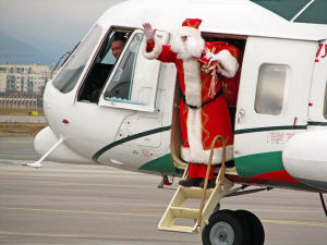 На 20 декември  Дядо Коледа кацна на Летище София
