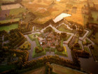 Буртанж, Нидерландия  Звездната крепост в...