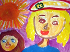 Това е рисунката на Даяна Василева на 8 години, която...