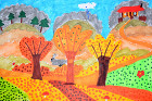 Рисунките от конкурса "Пъстроцветна есен" – девета част